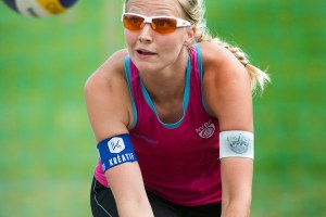 Ingrid Lunde og Vilde Solvoll fra årets første NT Masters-turnering som ble spilt 23-25. mai 2014 på jentenes hjemmebane Voldsløkka i Oslo. Foto: Tomm Hansen