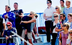 On August 12th Crown Princess Mette-Marit and Sverre Magnus attended the final of the CEV Beach Volleyball European Championship in Kristiansand. 