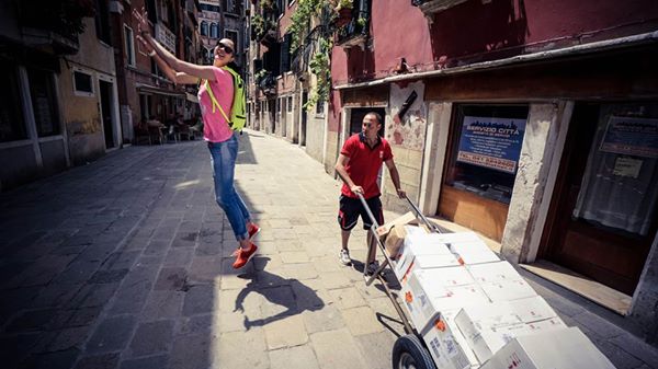 Gamova var på ferie i Italia i sommer før hun bestemte seg for å delta i VM for Russland.