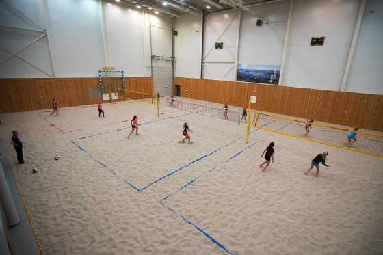 Sandvolleyball på Sand