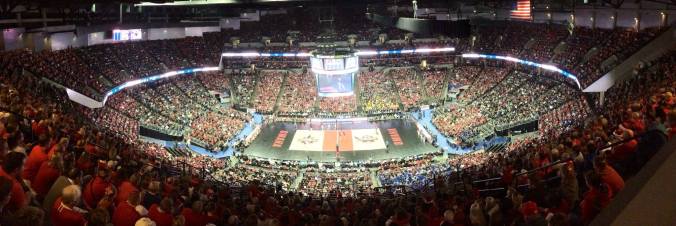 Ny rekord 17.551 tilskuere så semifinalene i NCAA-sluttspillet. 