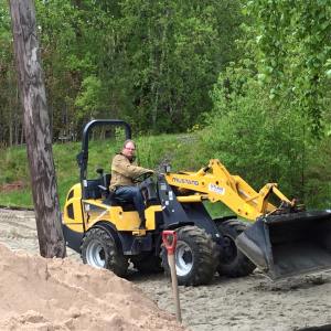 En morsom måte å fordele sanden