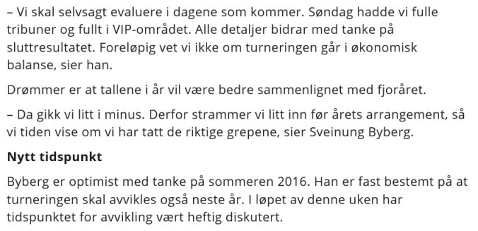 Daglig leder i 2015 Sveinung Byberg til Dagsavisen