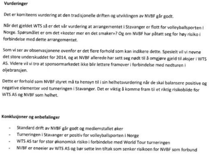 Kontrollkomiteens vurderinger 2014